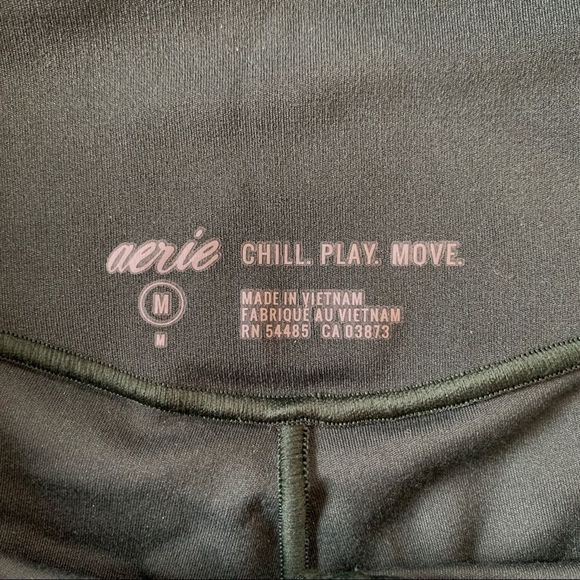 Green Aerie Cropped Leggings Size Medium - Picture 3 of 8